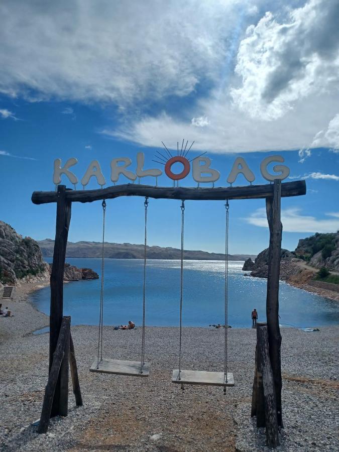 Apartmani Luky Karlobag Buitenkant foto
